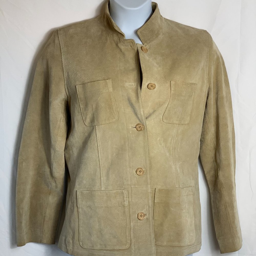 bagatelle 100% Leather Jacket Womens Sz M